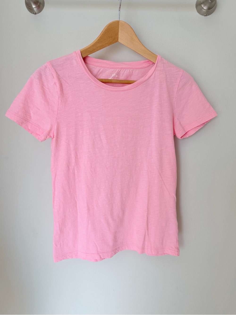 J. Crew Pink Vintage Cotton Tee
